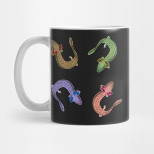 Rainbow Axolotl - Colorful Amphibian Salamander Creature Mug